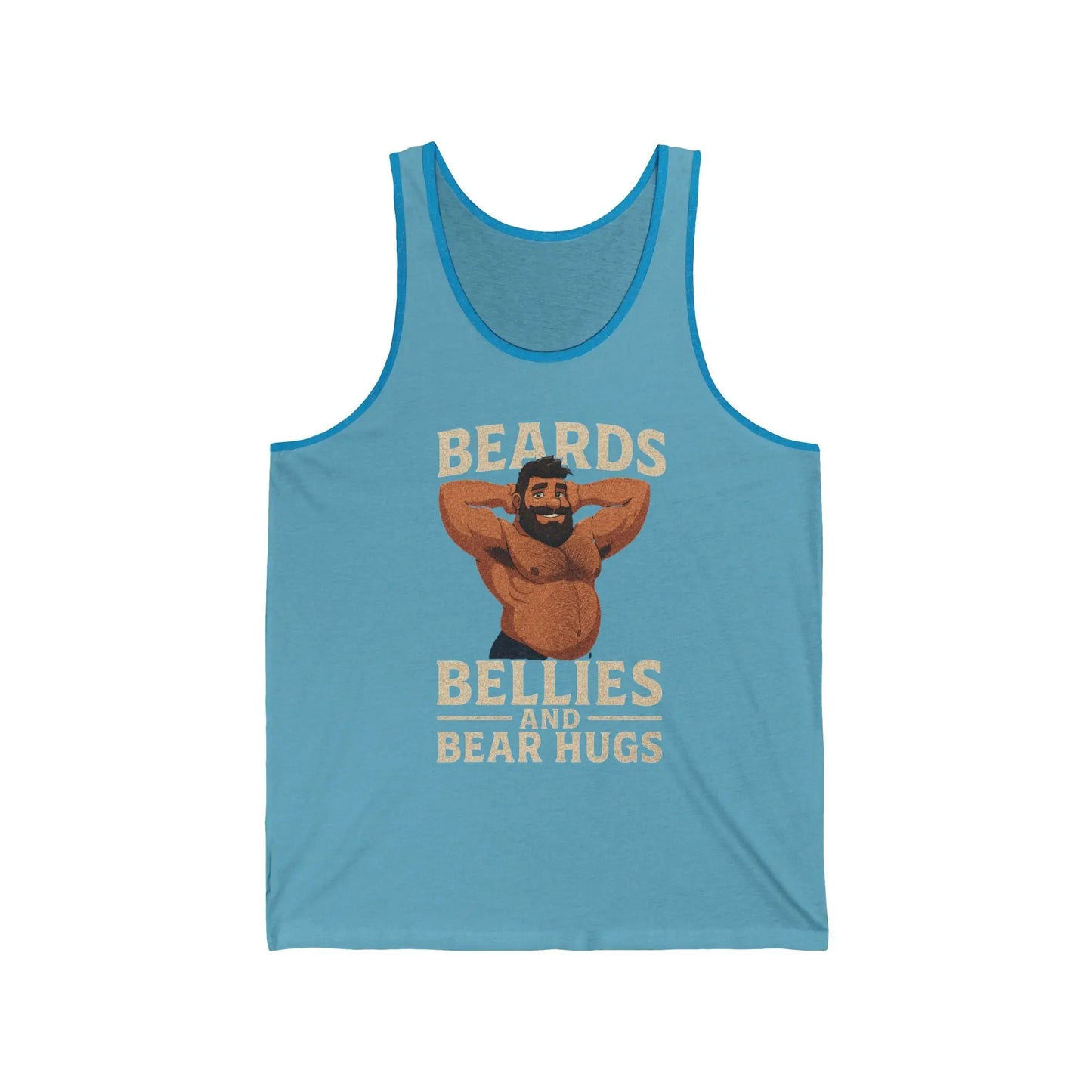 Beards Bellies and Bear Hugs Tank Top shopname
