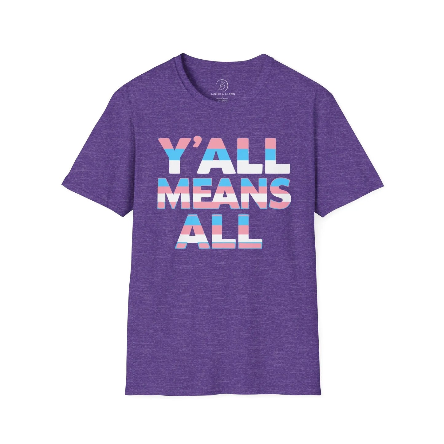 Y'all Means All Unisex Softstyle T-Shirt shopname