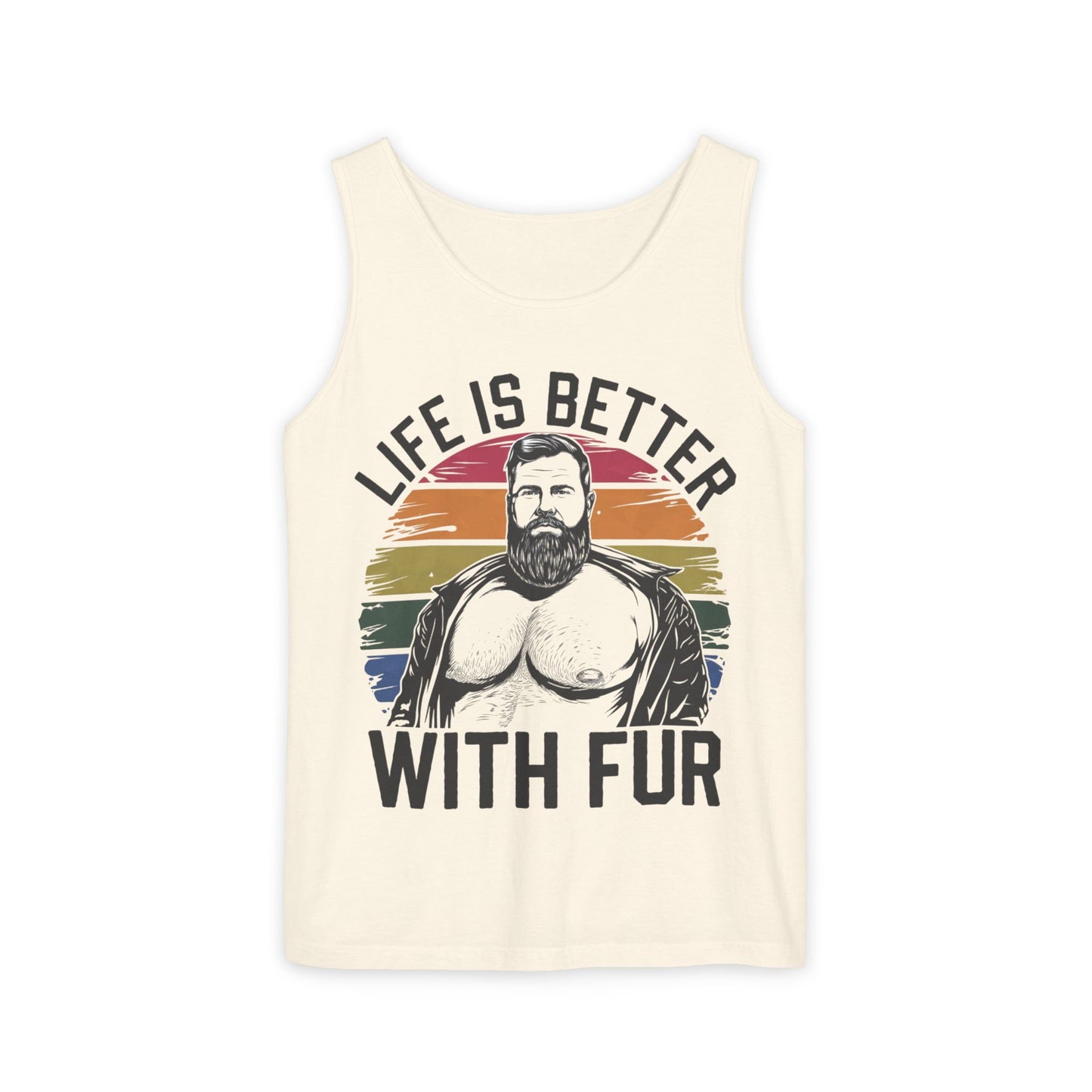 Life Is Better With Fur Tank – Unisex Pride Summer Tee
