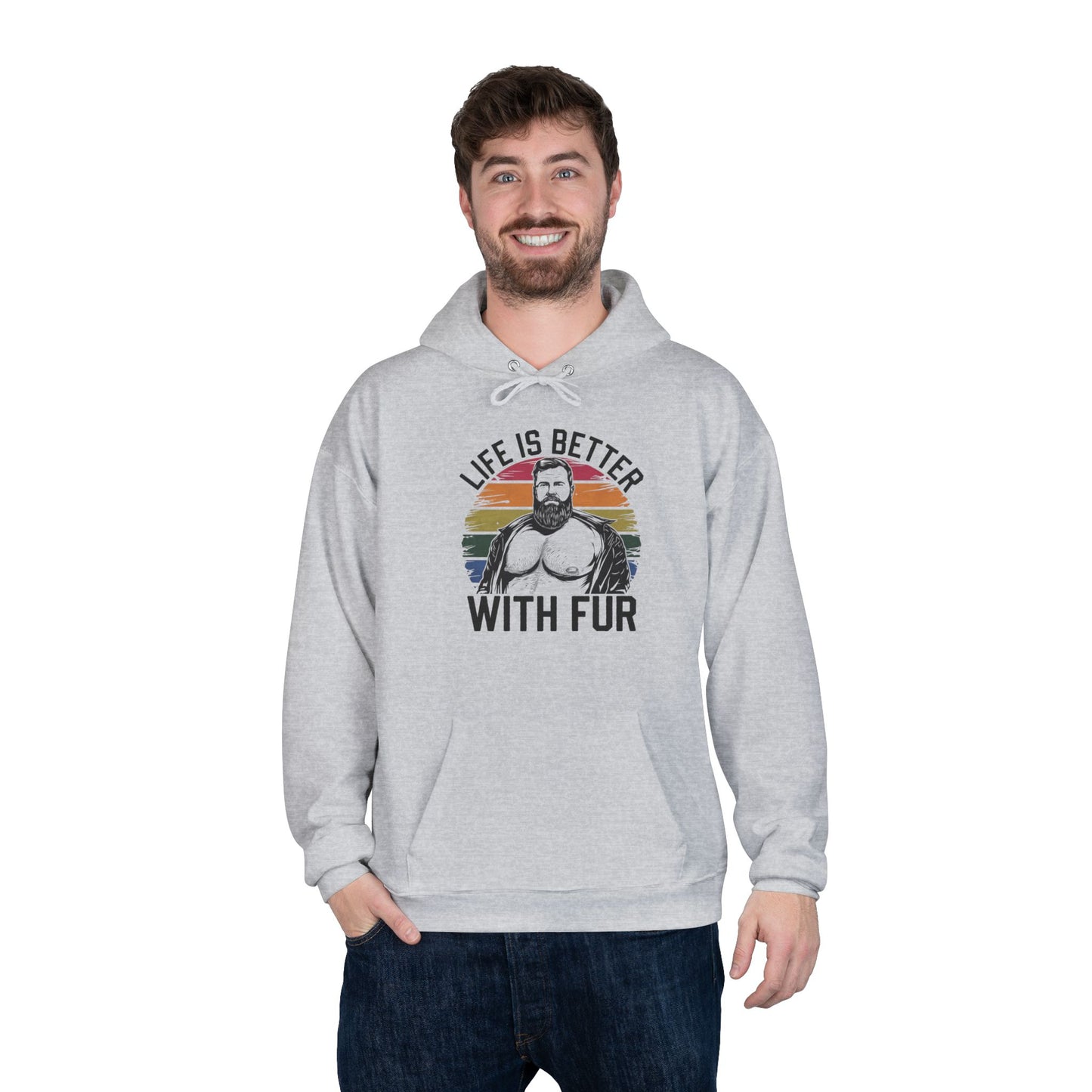 Life Is Better With Fur Hoodie – EcoSmart Unisex Pullover