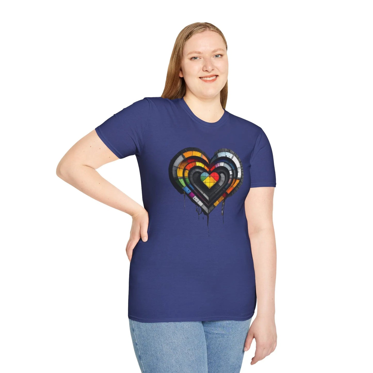 Pride Heart Inclusive Fashion Unisex T-Shirt shopname