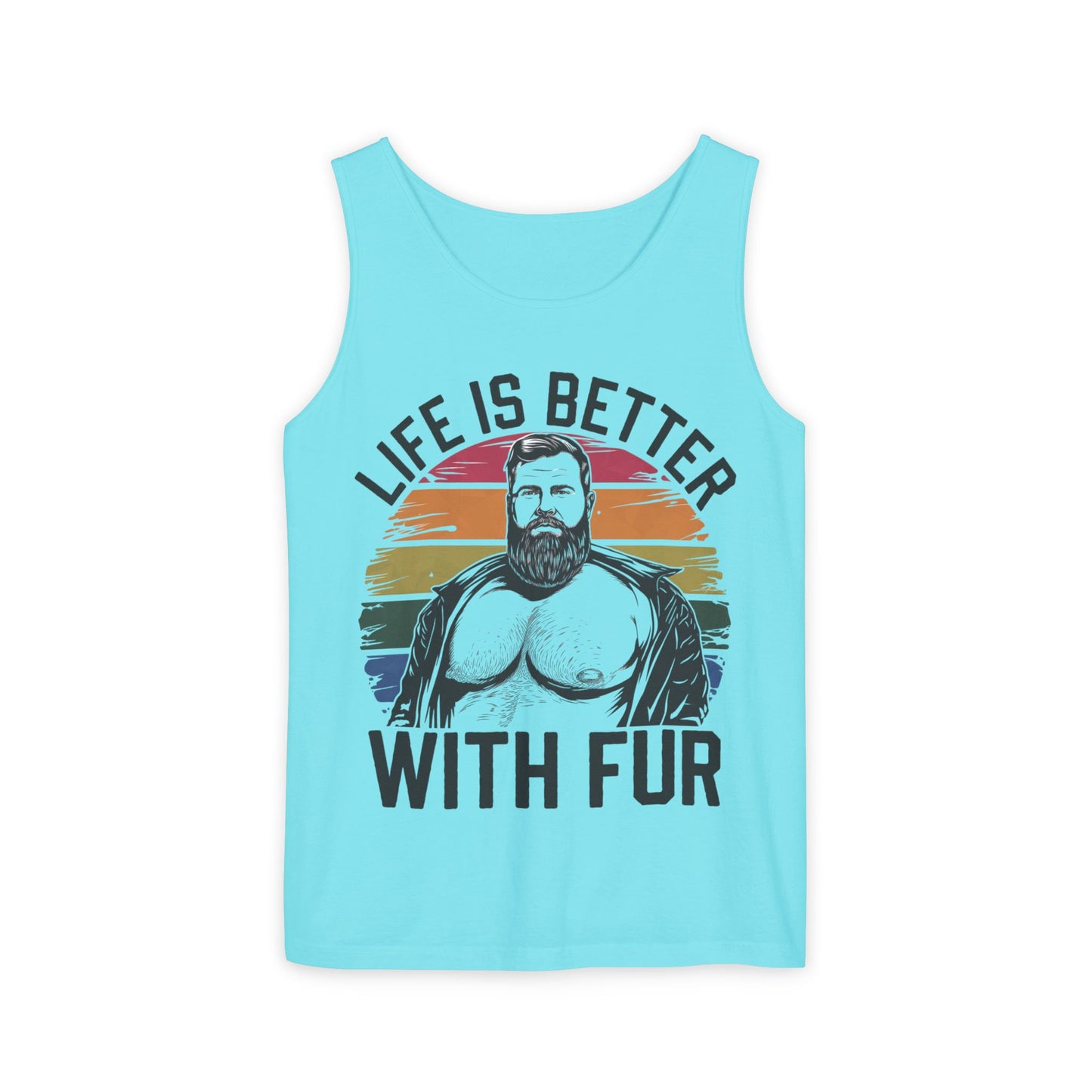 Life Is Better With Fur Tank – Unisex Pride Summer Tee