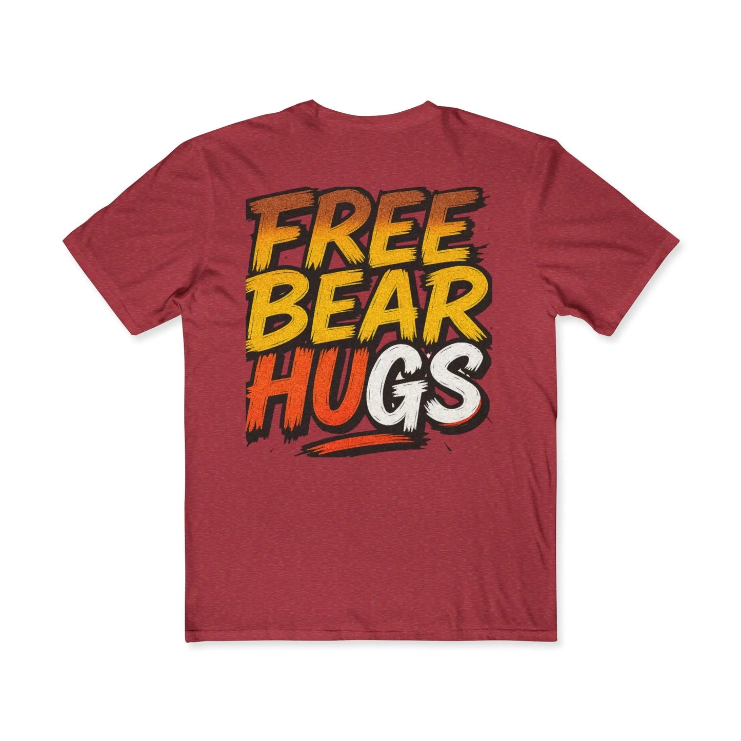 Men’s Bear Pride Tee – Free Bear Hugs & LGBTQ+ Style shopname