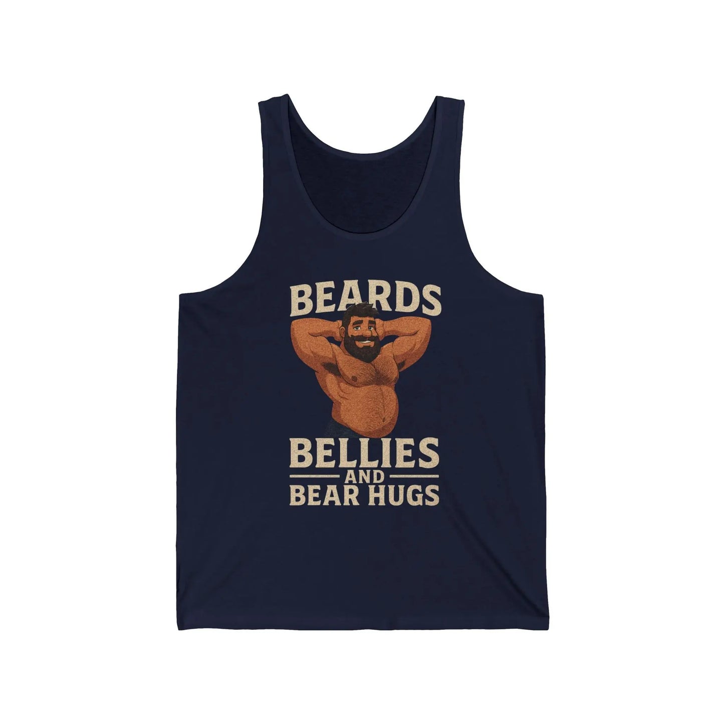 Beards Bellies and Bear Hugs Tank Top shopname