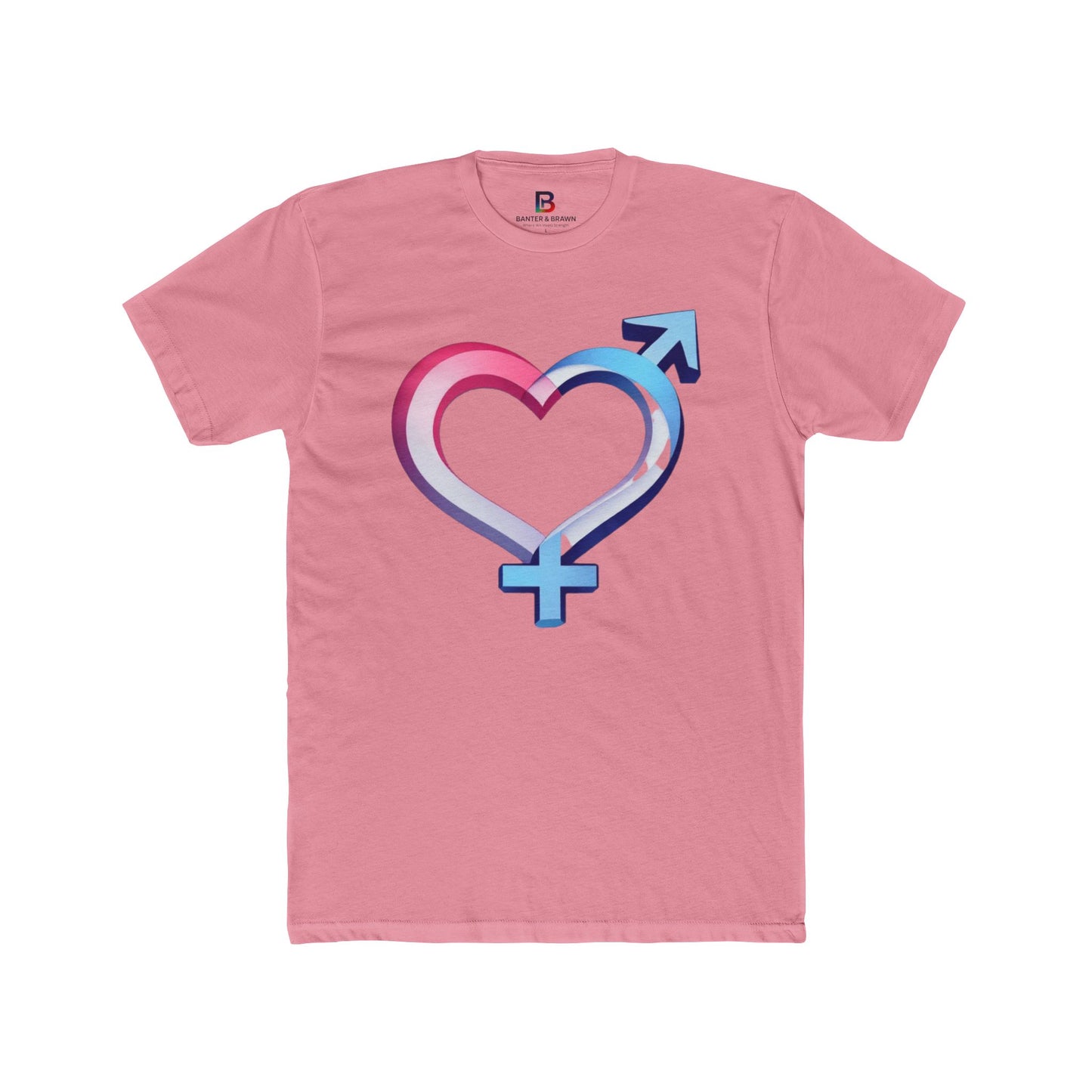 Transgender Heart Pride T-Shirt – Unisex Comfort & Style
