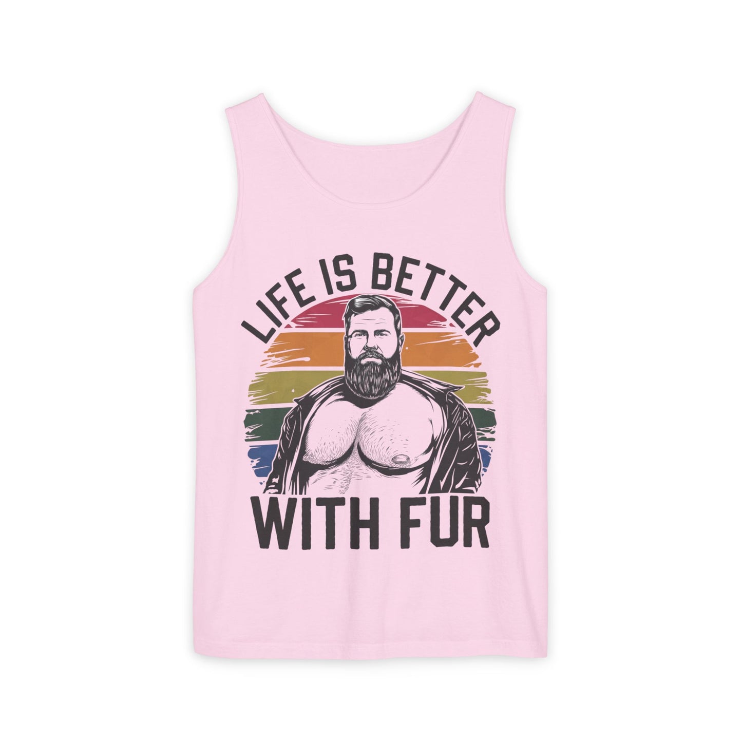 Life Is Better With Fur Tank – Unisex Pride Summer Tee