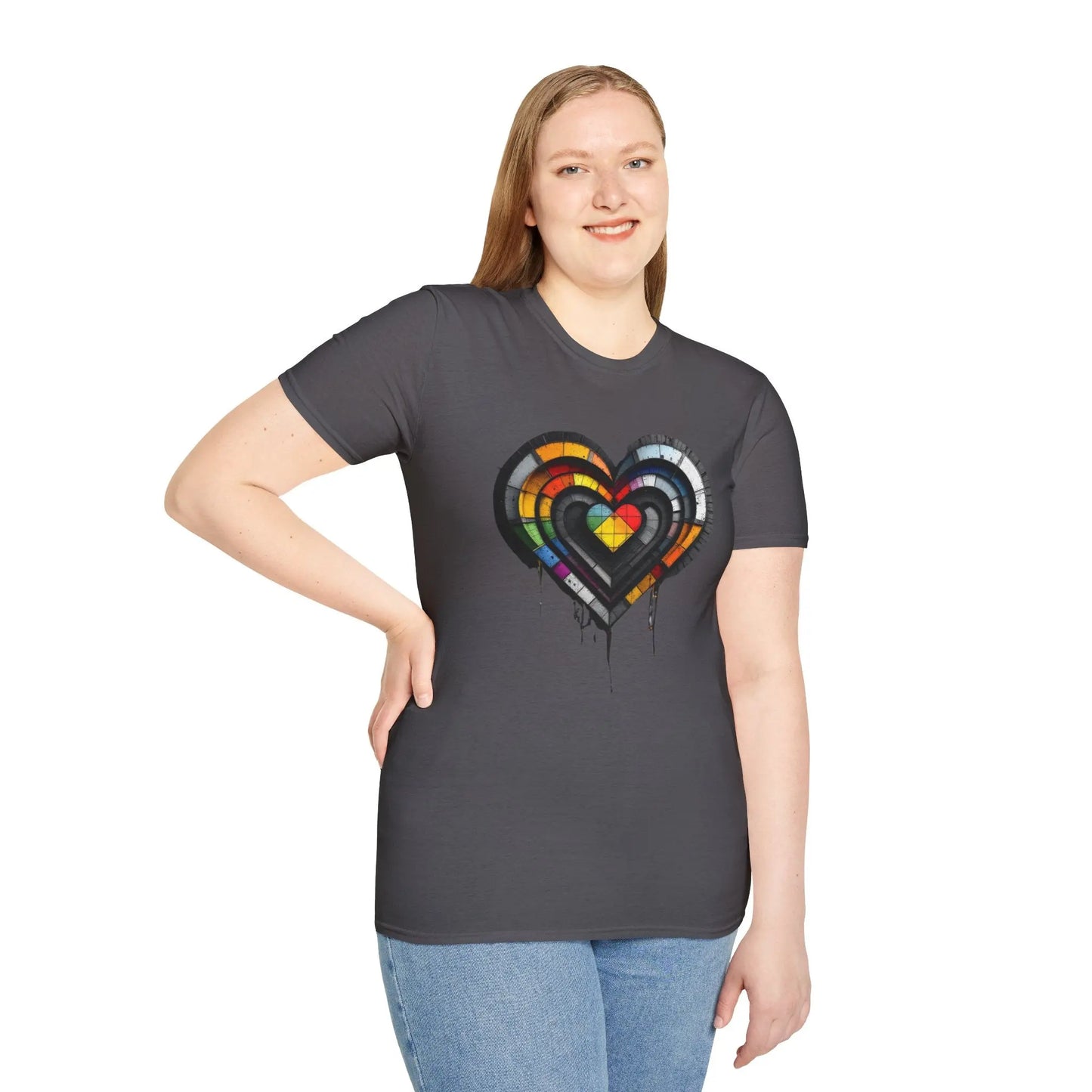 Pride Heart Inclusive Fashion Unisex T-Shirt shopname