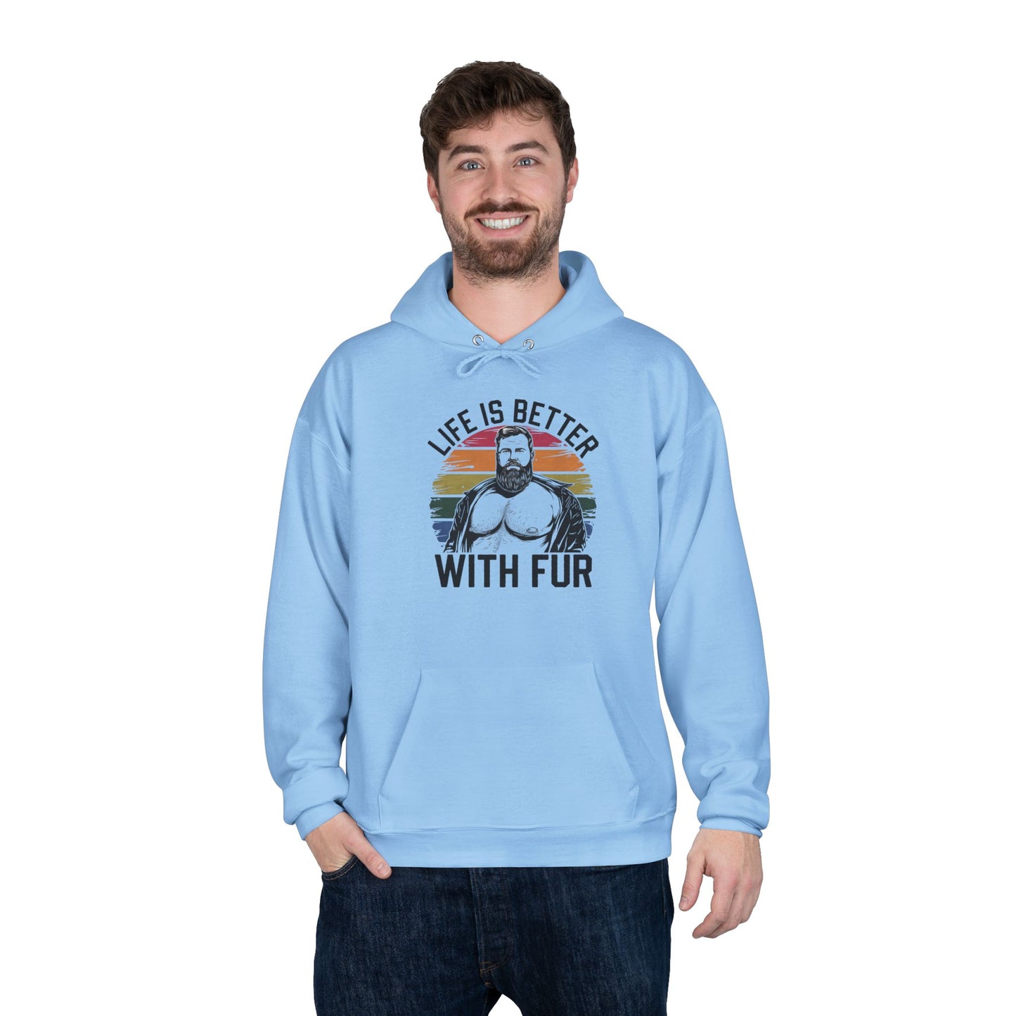 Life Is Better With Fur Hoodie – EcoSmart Unisex Pullover