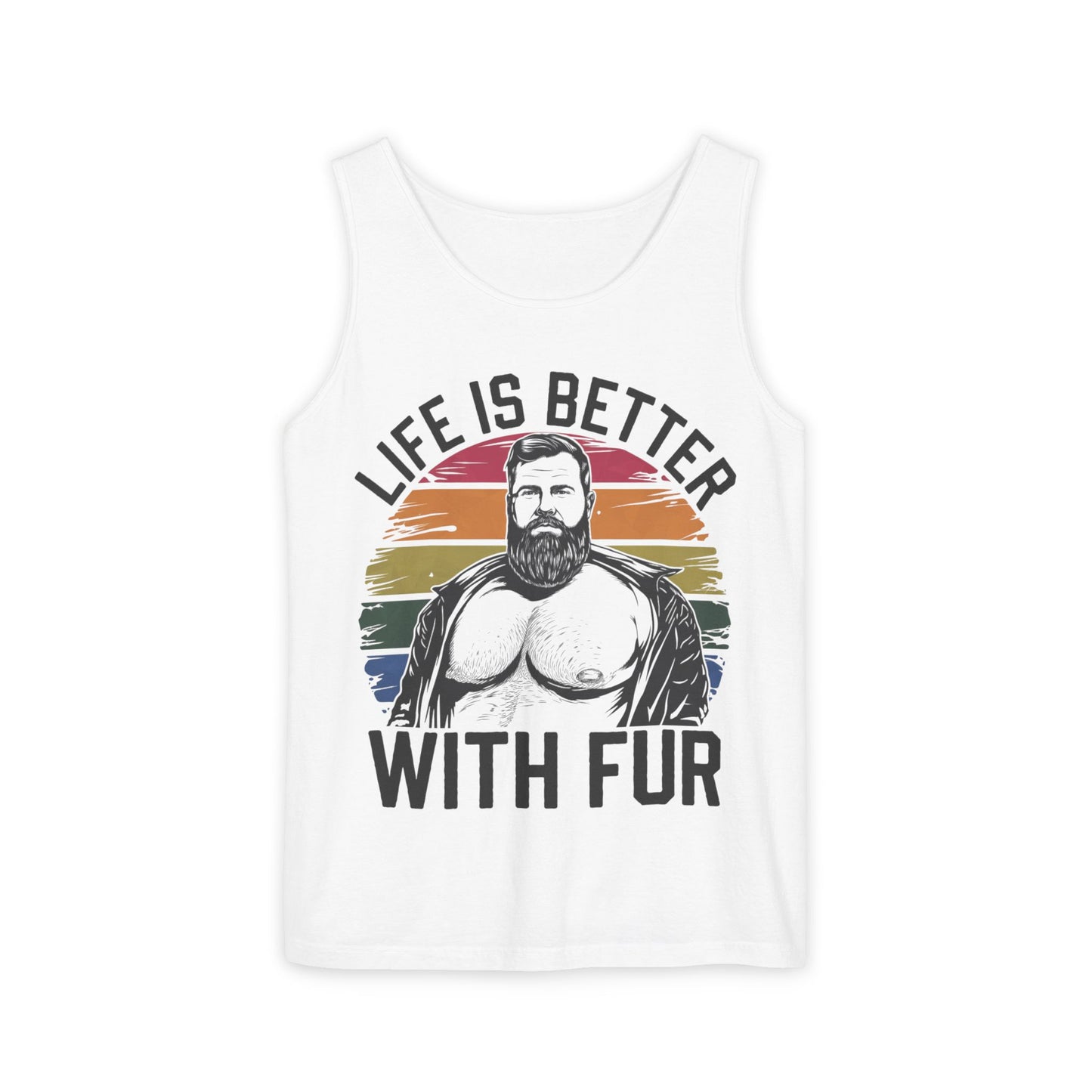 Life Is Better With Fur Tank – Unisex Pride Summer Tee