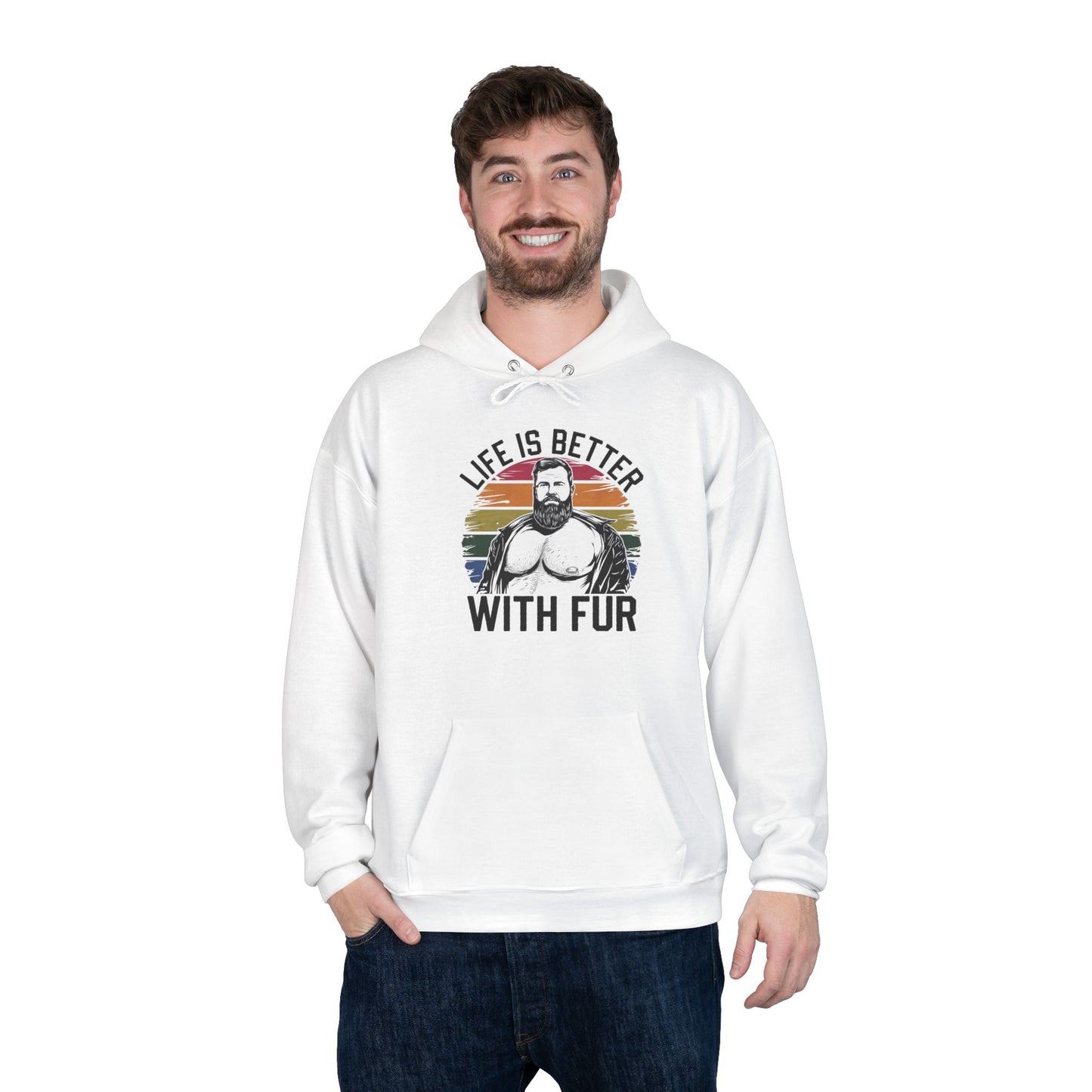 Life Is Better With Fur Hoodie – EcoSmart Unisex Pullover