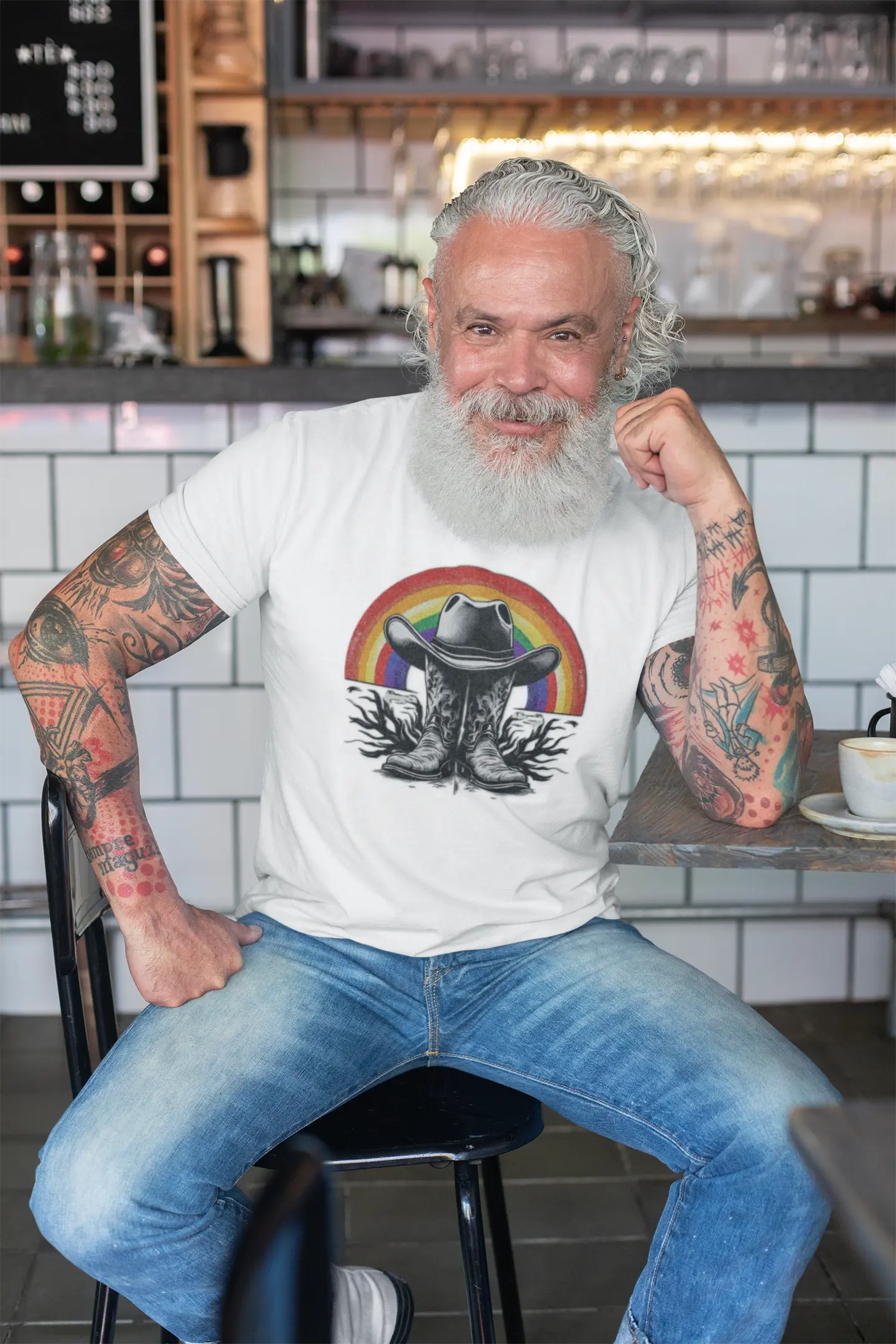 Retro Cowboy Boots Unisex Softstyle T-Shirt – Perfect for Country Lovers & Western Style Printify