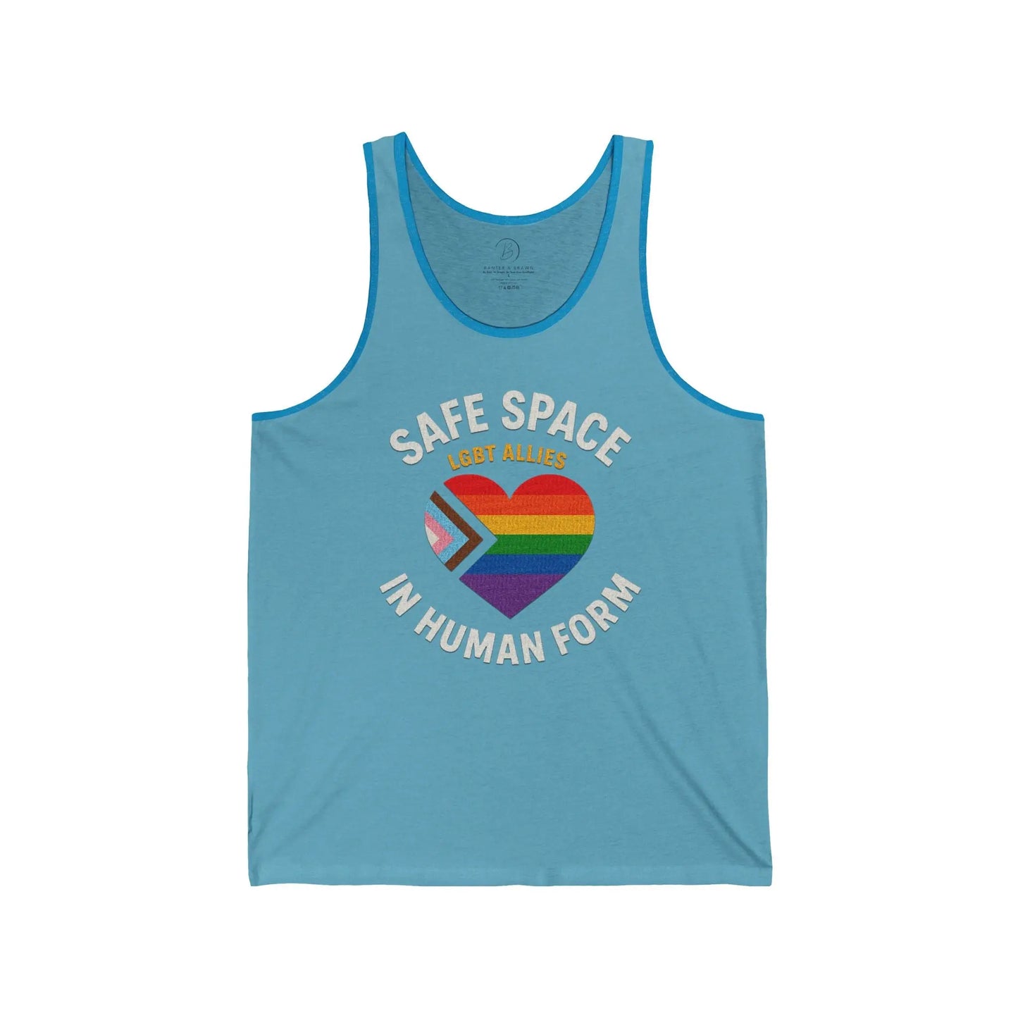 LGBT Ally Tank – Safe Space in Human Form shopname