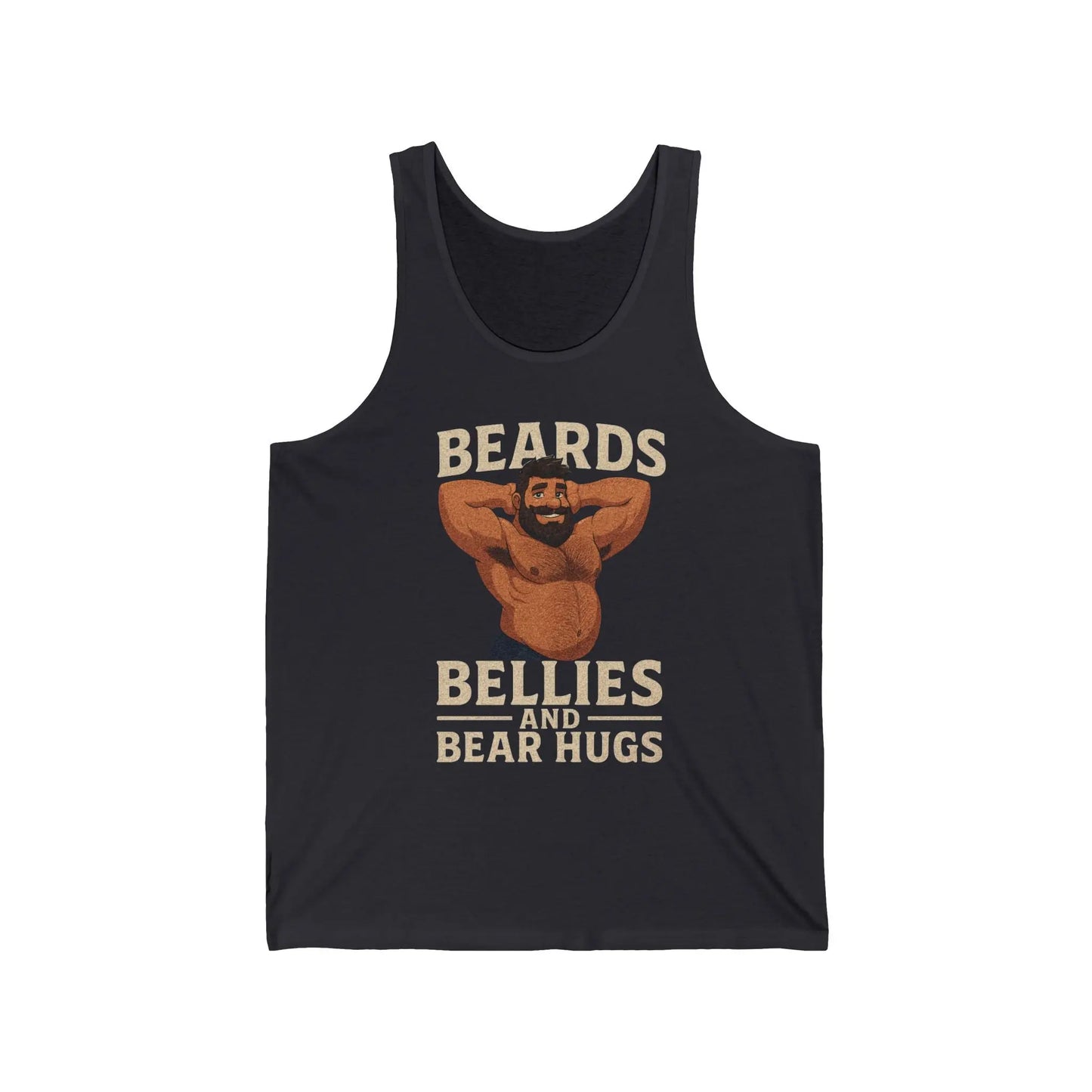Beards Bellies and Bear Hugs Tank Top shopname