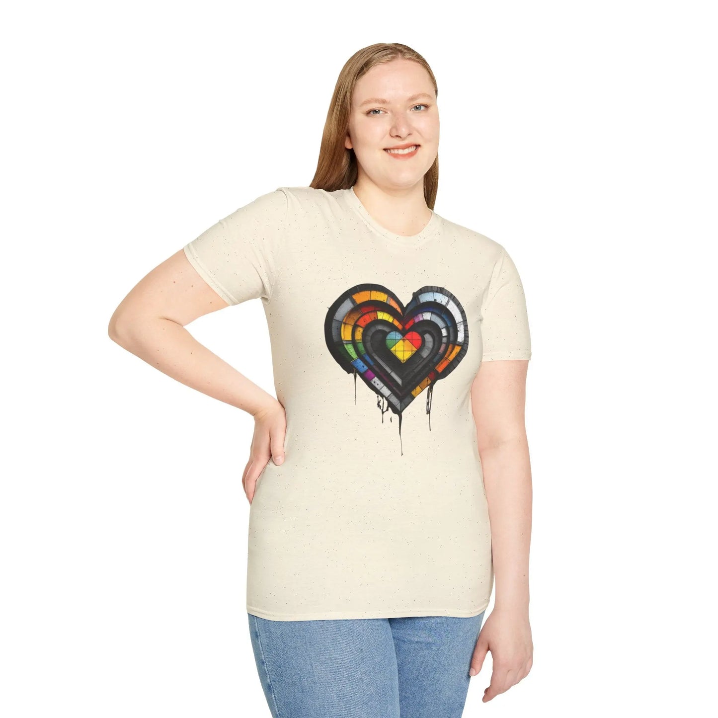 Pride Heart Inclusive Fashion Unisex T-Shirt shopname