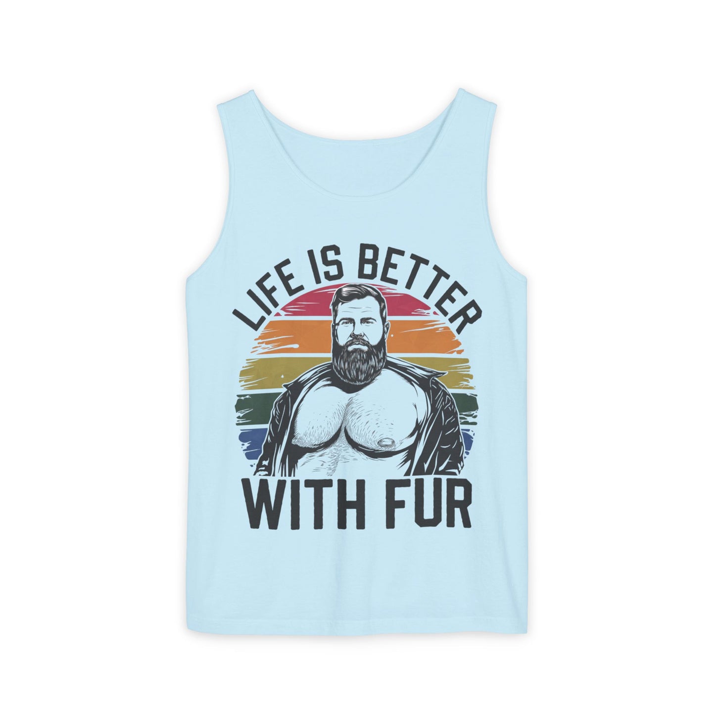 Life Is Better With Fur Tank – Unisex Pride Summer Tee