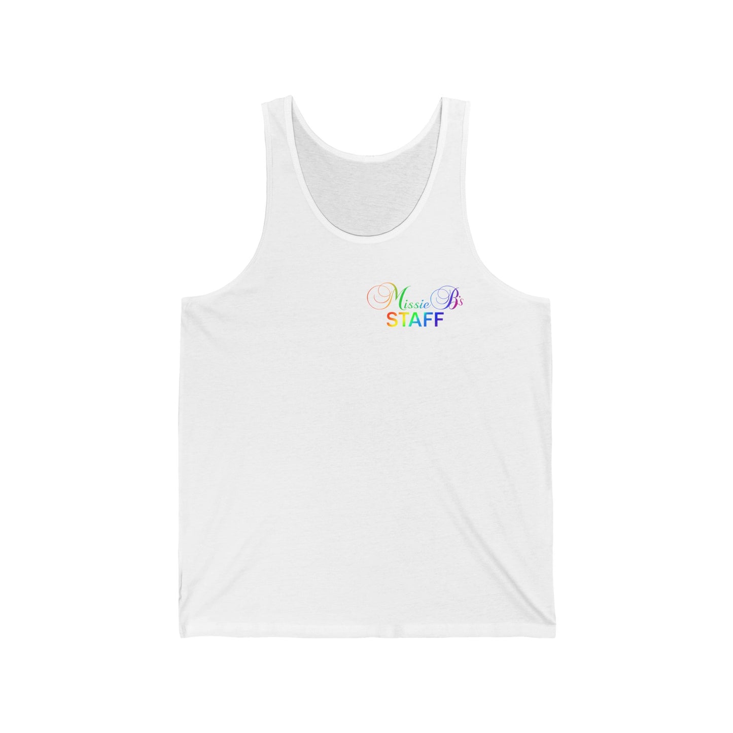 Missie B's Pride Staff Tank Top