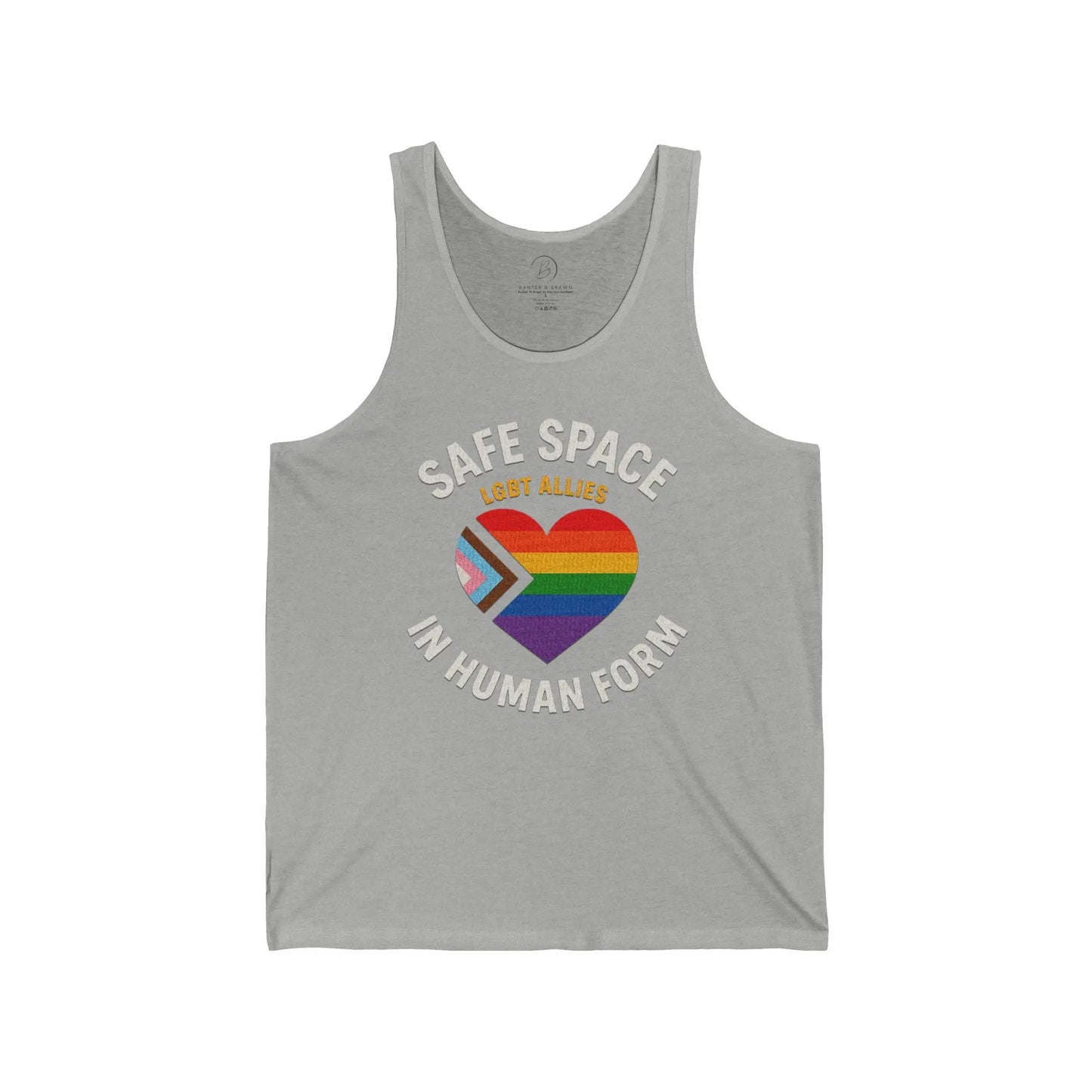 LGBT Ally Tank – Safe Space in Human Form shopname