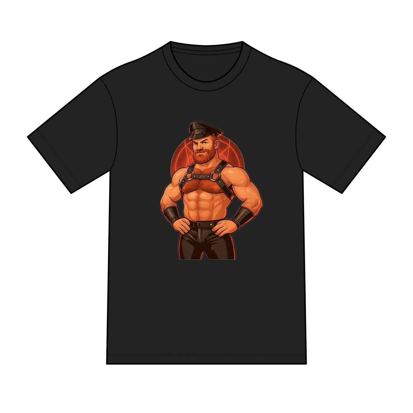 Ginger Leather Daddy Pride Tee – Bold & Stylish