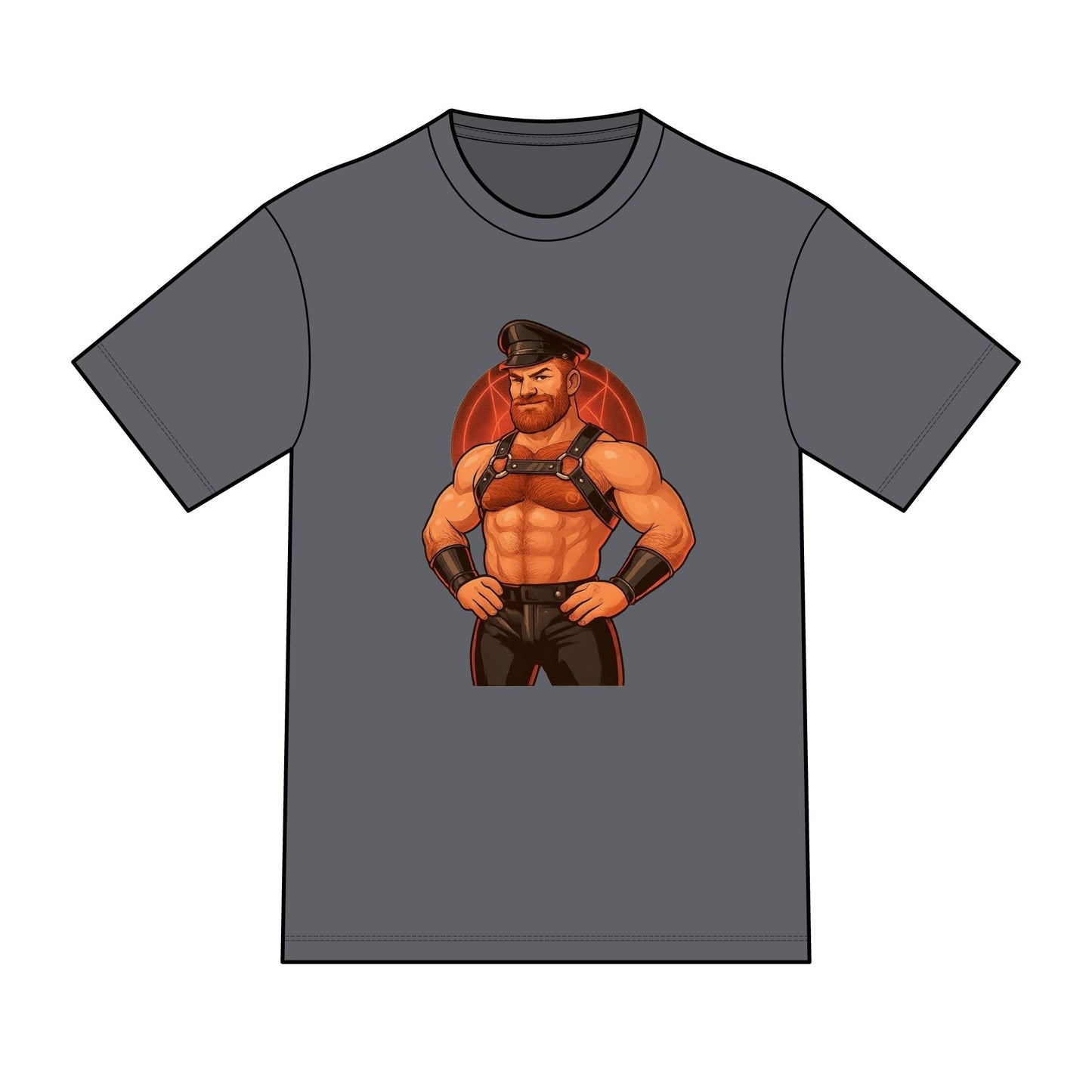 Ginger Leather Daddy Pride Tee – Bold & Stylish