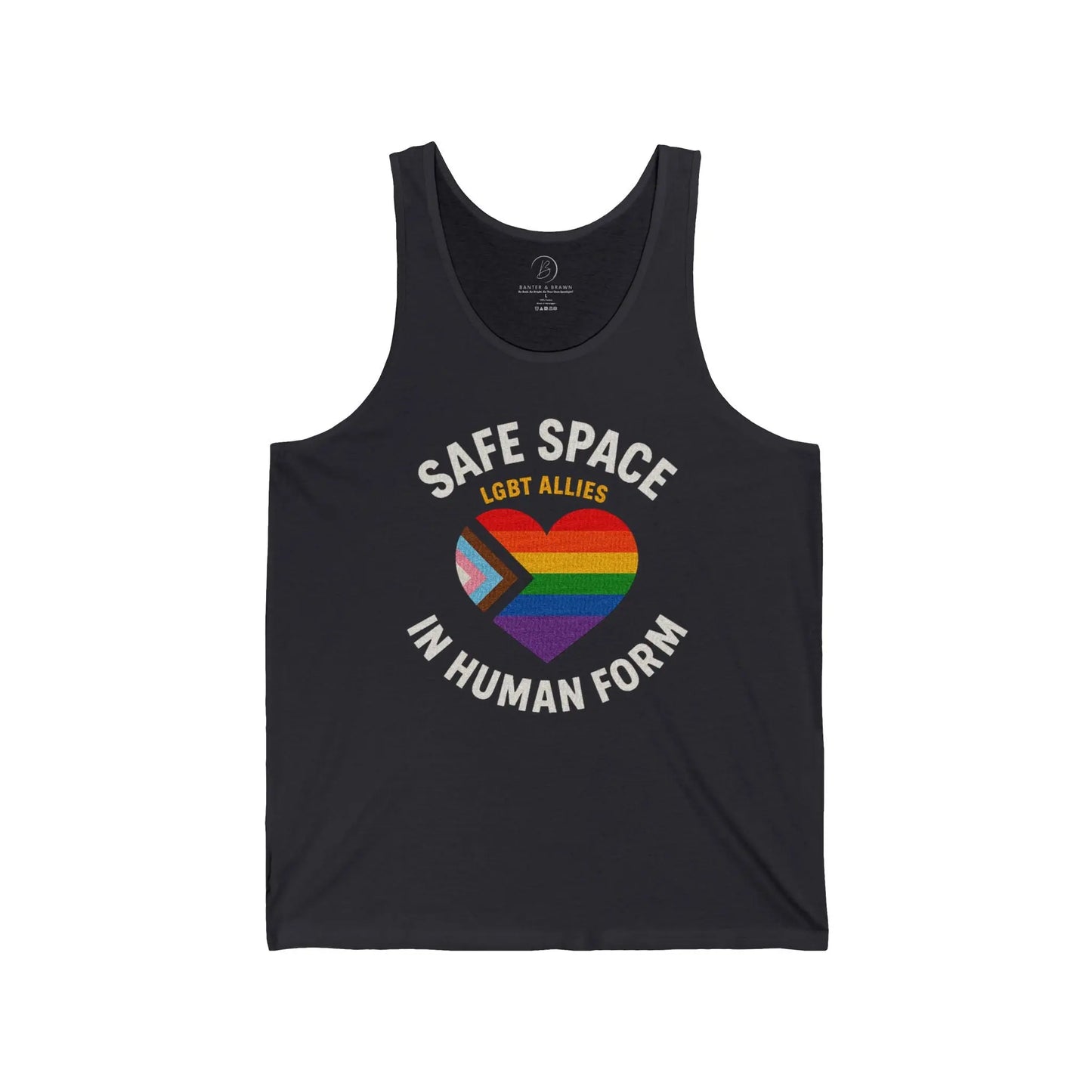 LGBT Ally Tank – Safe Space in Human Form shopname
