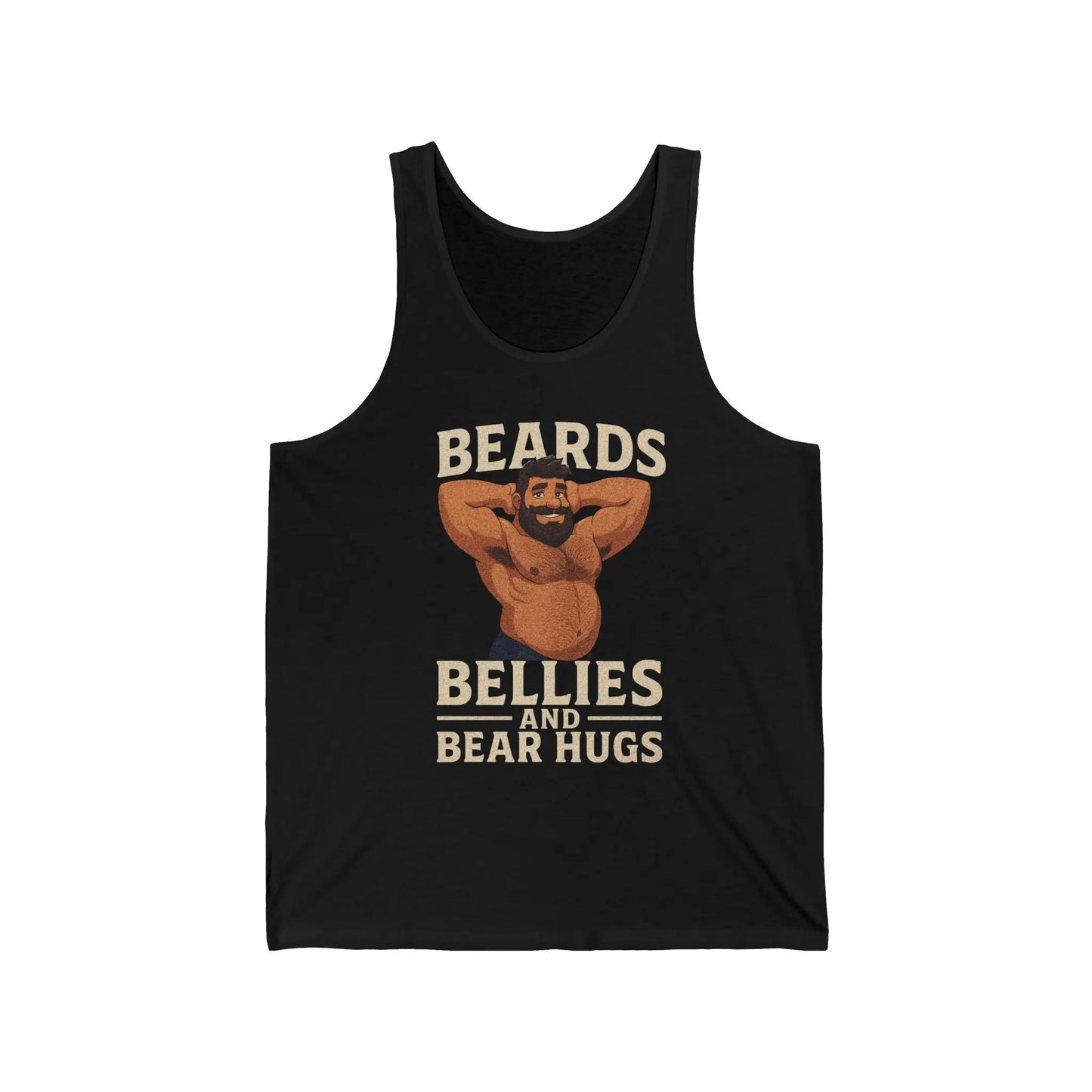 Beards Bellies and Bear Hugs Tank Top shopname