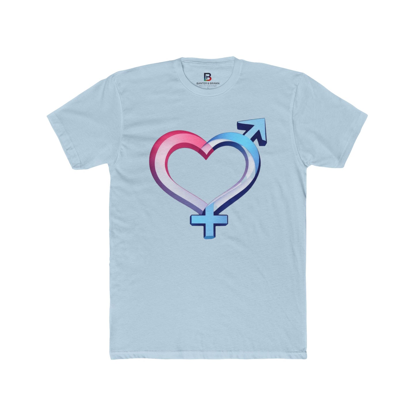 Transgender Heart Pride T-Shirt – Unisex Comfort & Style