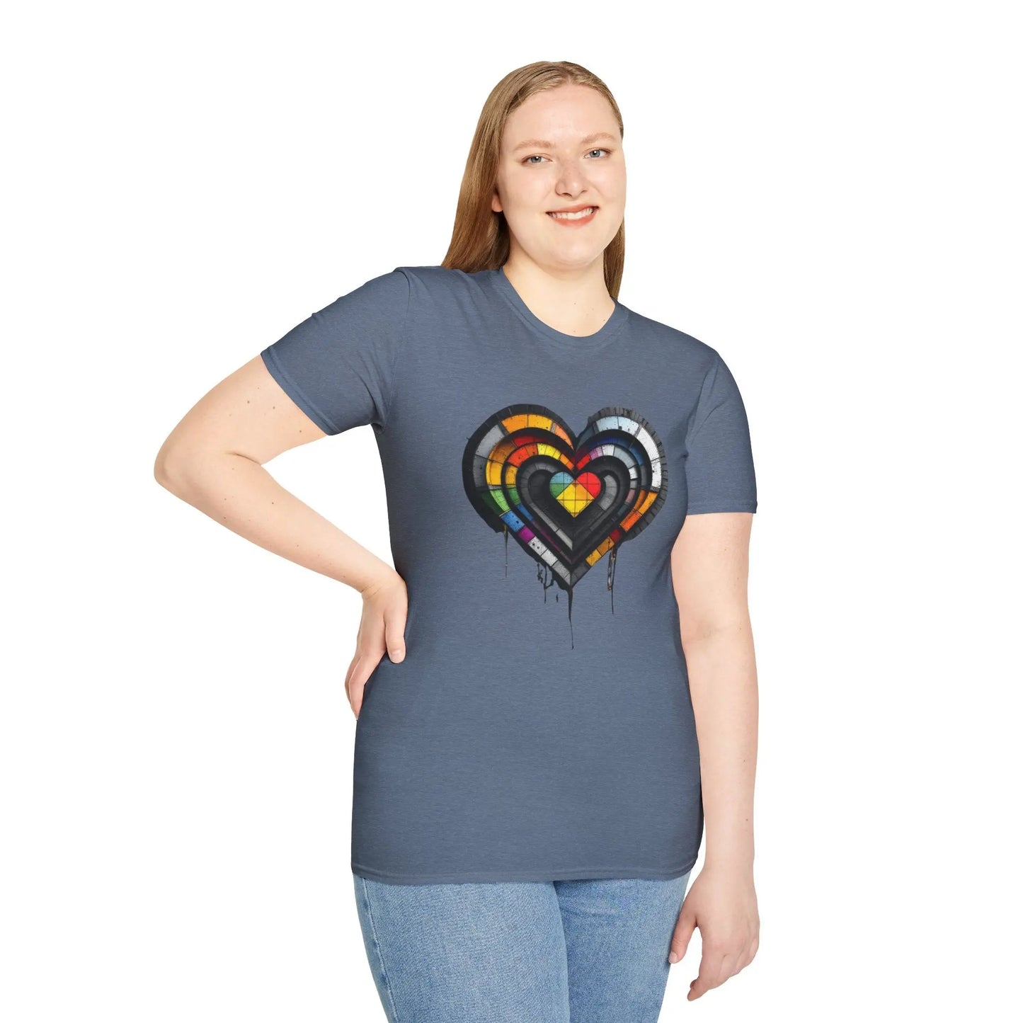 Pride Heart Inclusive Fashion Unisex T-Shirt shopname
