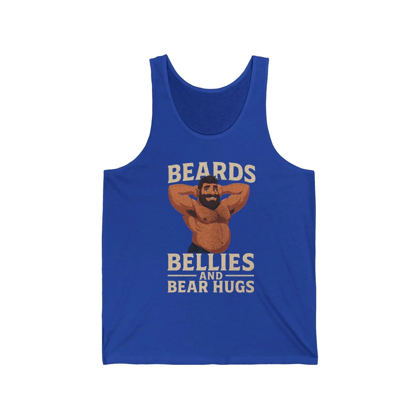 Beards Bellies and Bear Hugs Tank Top shopname