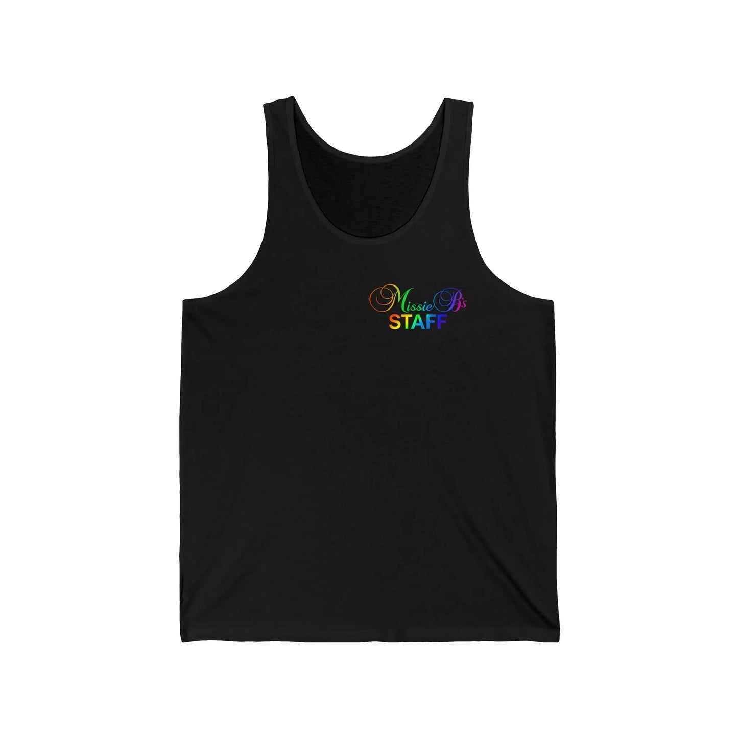 Missie B's Pride Staff Tank Top shopname