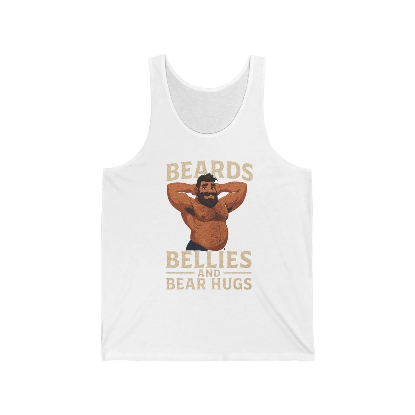 Beards Bellies and Bear Hugs Tank Top shopname