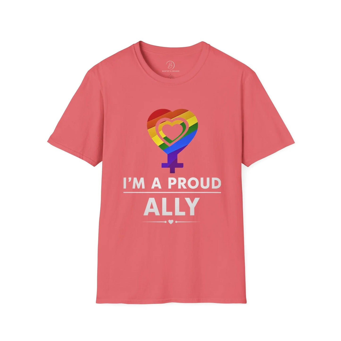 Proud Ally T-Shirt Unisex Softstyle shopname