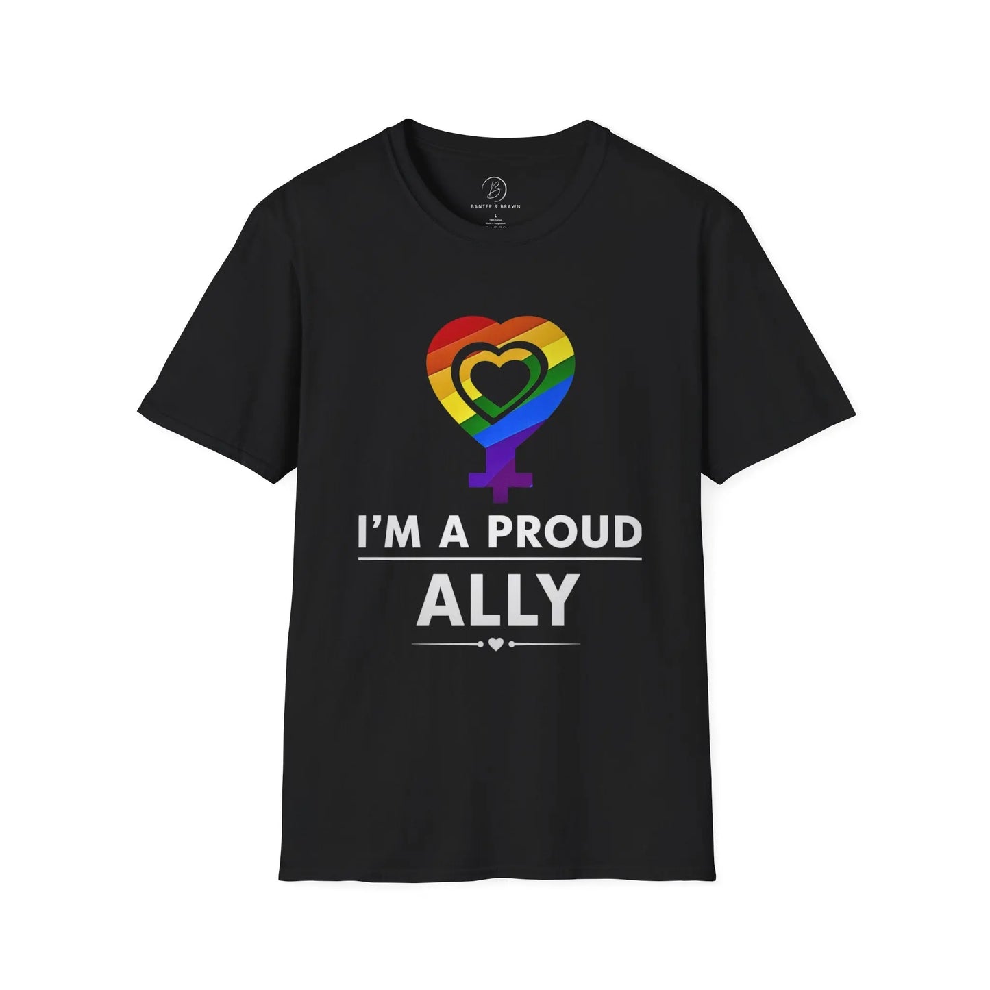 Proud Ally T-Shirt Unisex Softstyle shopname