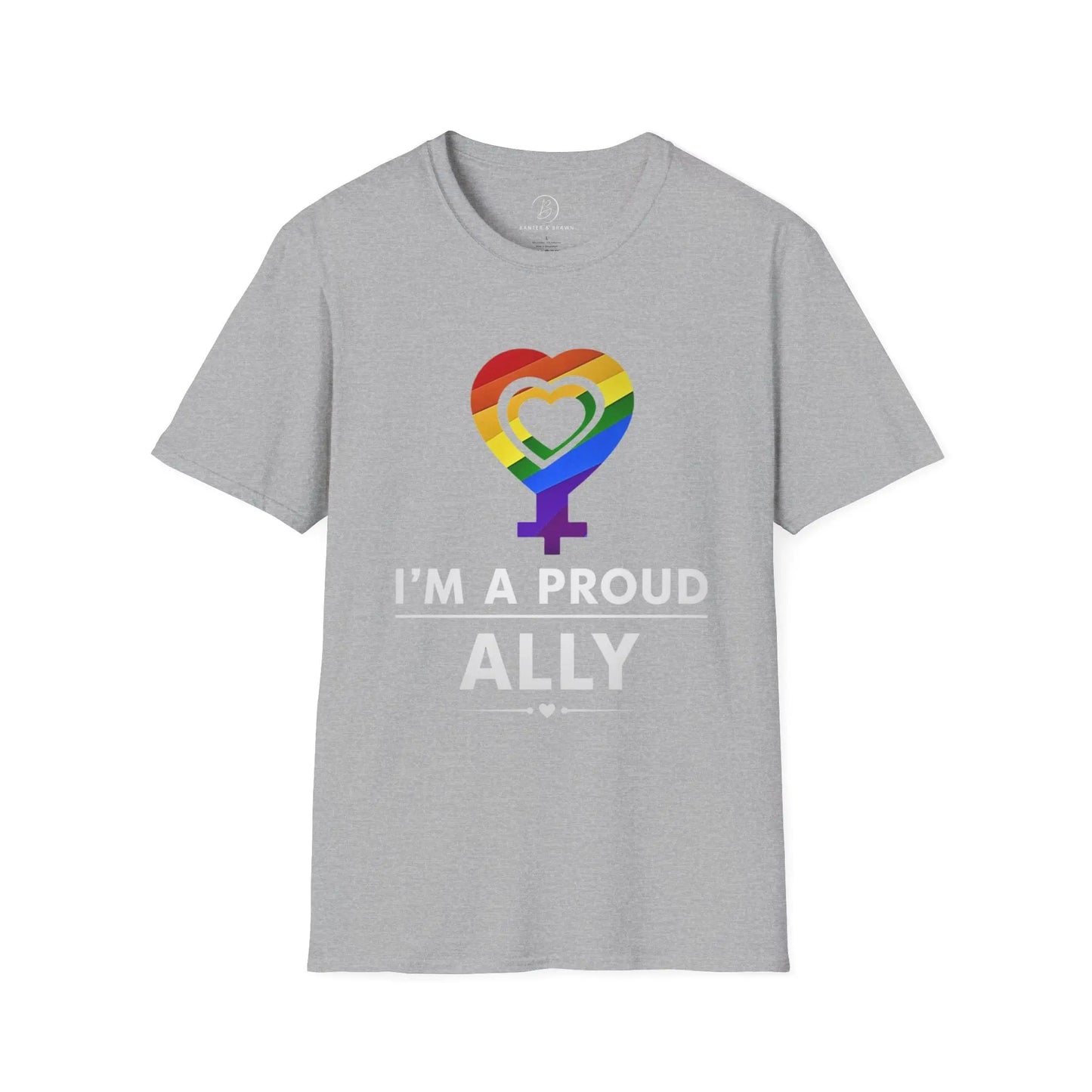 Proud Ally T-Shirt Unisex Softstyle shopname