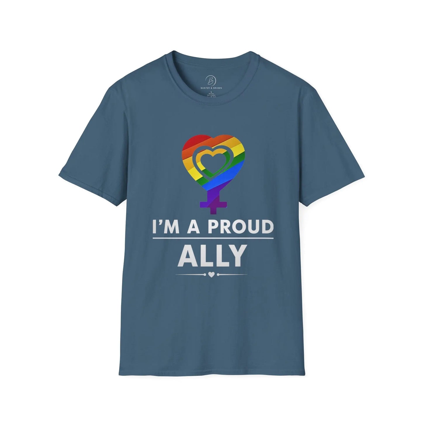 Proud Ally T-Shirt Unisex Softstyle shopname