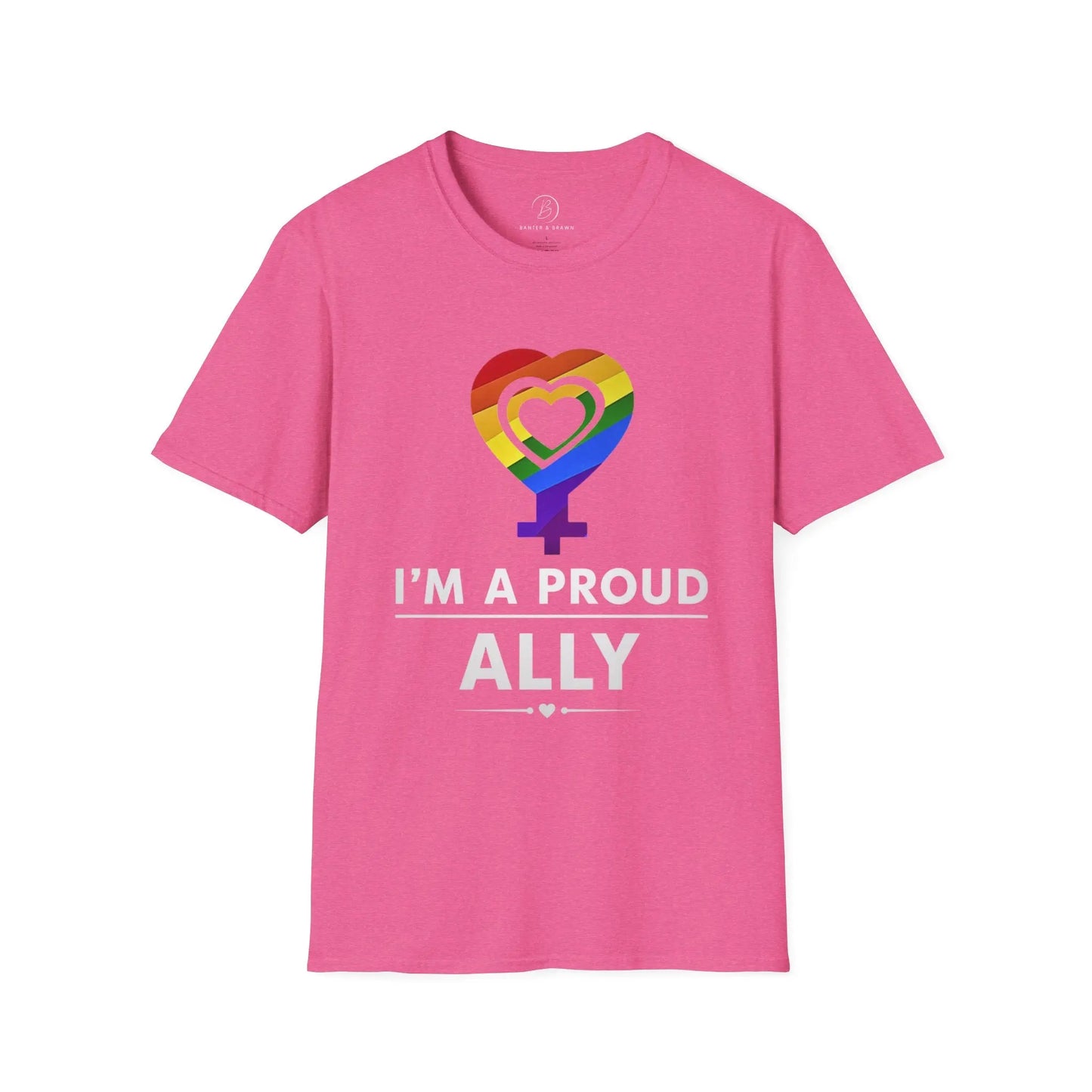 Proud Ally T-Shirt Unisex Softstyle shopname