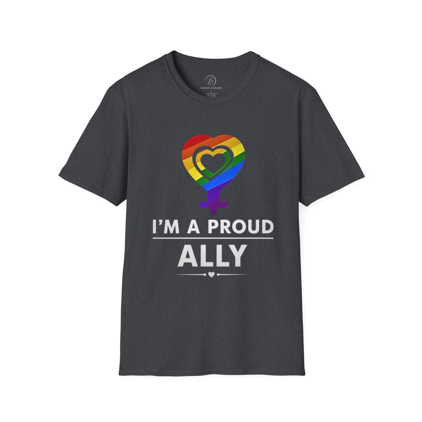 Proud Ally T-Shirt Unisex Softstyle shopname