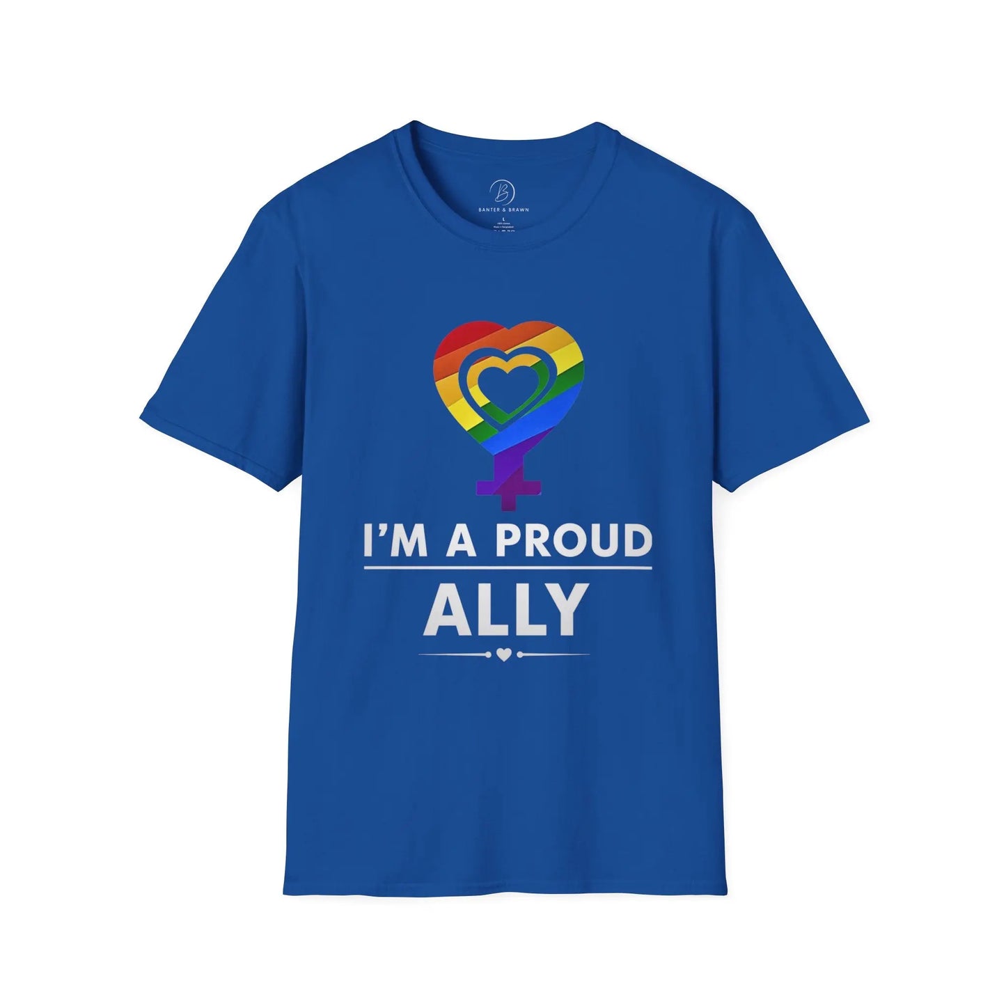 Proud Ally T-Shirt Unisex Softstyle shopname