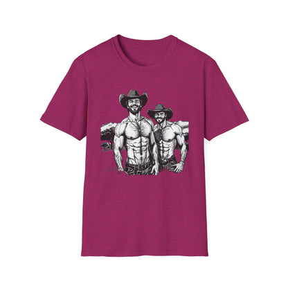 Fun Shirtless Cowboy Graphic T-Shirt