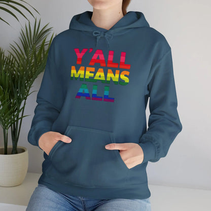Y'all Means All Unisex Unisex Heavy Blend™ Hooded Sweatshirt - Banter & Brawn