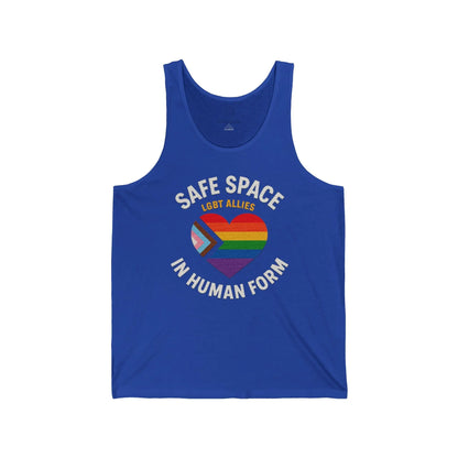 LGBT Ally Tank – Safe Space in Human Form shopname