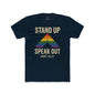 LGBTQ+ Support Wear Stand Up Speak Out LGBT Ally Cotton Tee, Pride Apparel, Equality Shirt, Unisex T-Shirt shopname