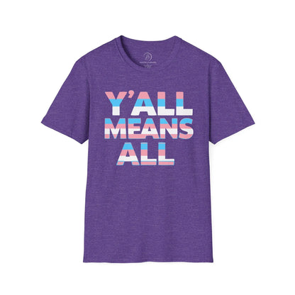 Y'all Means All Unisex Softstyle T-Shirt shopname