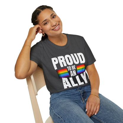 Ally T-Shirt - Proud LGBTQ Community Supporter - Banter & Brawn