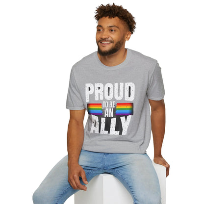 Ally T-Shirt - Proud LGBTQ Community Supporter - Banter & Brawn