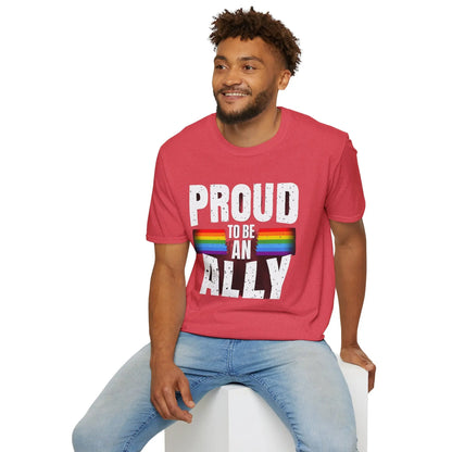 Ally T-Shirt - Proud LGBTQ Community Supporter - Banter & Brawn