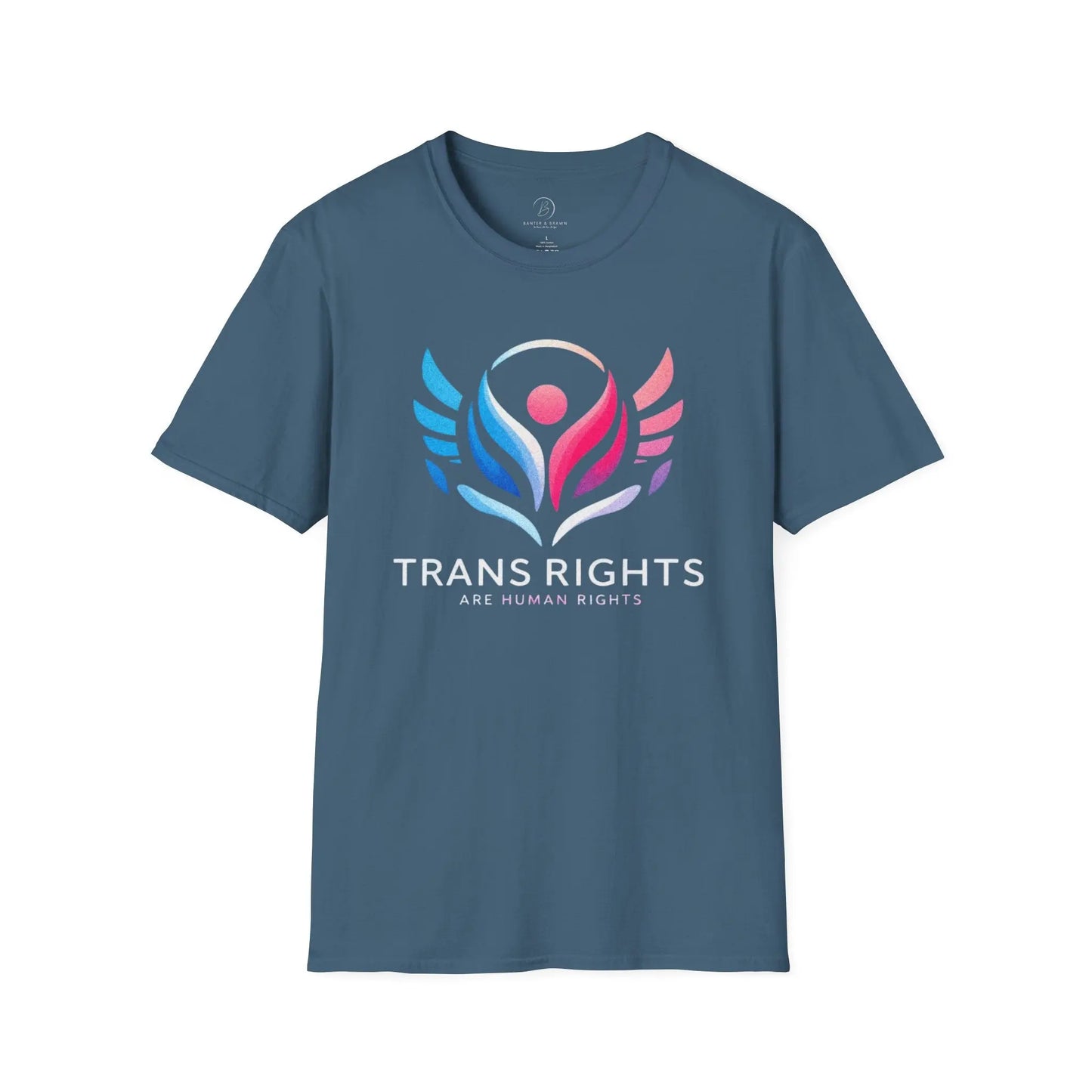 Trans Rights Unisex Softstyle T-Shirt - Empowering Equality Apparel shopname