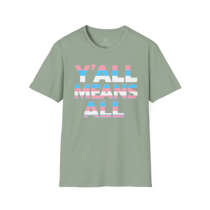 Y'all Means All Unisex Softstyle T-Shirt shopname