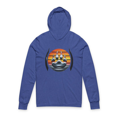 Bear Paw Sunset Hoodie – Lightweight Long-Sleeve Pride Shirt