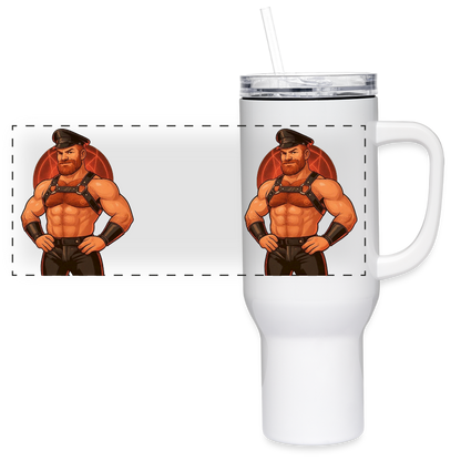 40 oz Travel Tumbler - white