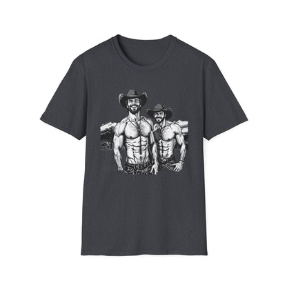 Fun Shirtless Cowboy Graphic T-Shirt